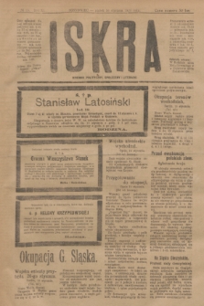 Iskra : dziennik polityczny, społeczny i literacki. R.11, № 15 (16 stycznia 1920)