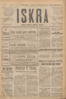 Iskra : dziennik polityczny, społeczny i literacki. R.11, № 16 (17 stycznia 1920)