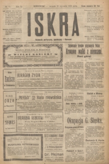 Iskra : dziennik polityczny, społeczny i literacki. R.11, № 18 (20 stycznia 1920)