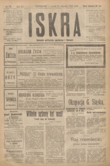 Iskra : dziennik polityczny, społeczny i literacki. R.11, № 19 (21 stycznia 1920)