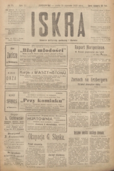 Iskra : dziennik polityczny, społeczny i literacki. R.11, № 25 (28 stycznia 1920)