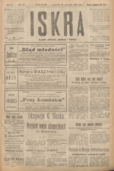 Iskra : dziennik polityczny, społeczny i literacki. R.11, № 26 (29 stycznia 1920)