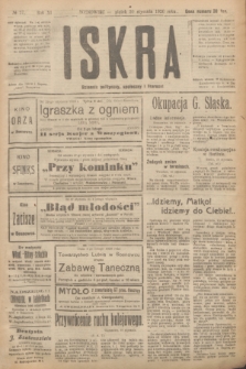 Iskra : dziennik polityczny, społeczny i literacki. R.11, № 27 (30 stycznia 1920)