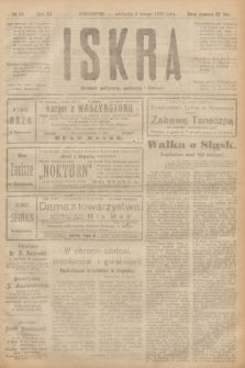 Iskra : dziennik polityczny, społeczny i literacki. R.11, № 34 (8 lutego 1920)