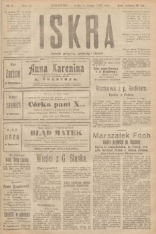 Iskra : dziennik polityczny, społeczny i literacki. R.11, № 36 (11 lutego 1920)