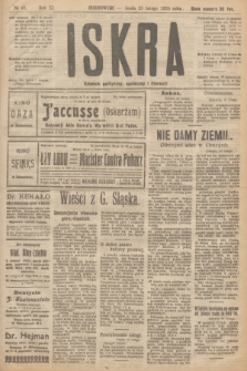 Iskra : dziennik polityczny, społeczny i literacki. R.11, № 48 (25 lutego 1920)