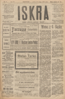 Iskra : dziennik polityczny, społeczny i literacki. R.11, № 51 (28 lutego 1920)