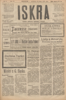 Iskra : dziennik polityczny, społeczny i literacki. R.11, № 52 (29 lutego 1920)