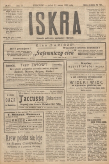 Iskra : dziennik polityczny, społeczny i literacki. R.11, № 63 (12 marca 1920)