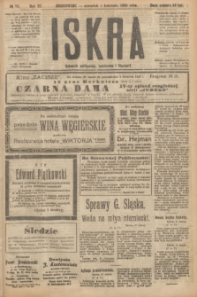 Iskra : dziennik polityczny, społeczny i literacki. R.11, № 79 (1 kwietnia 1920)