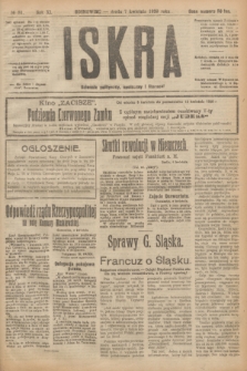 Iskra : dziennik polityczny, społeczny i literacki. R.11, № 81 (7 kwietnia 1920)