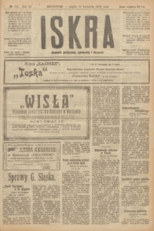 Iskra : dziennik polityczny, społeczny i literacki. R.11, № 101 (30 kwietnia 1920)