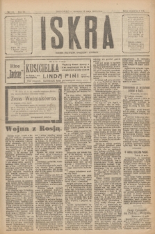 Iskra : dziennik polityczny, społeczny i literacki. R.11, № 110 (13 maja 1920)