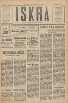 Iskra : dziennik polityczny, społeczny i literacki. R.11, № 117 (22 maja 1920)