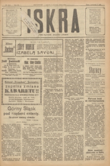 Iskra : dziennik polityczny, społeczny i literacki. R.11, № 204 (5 czerwca 1920)