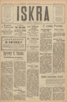 Iskra : dziennik polityczny, społeczny i literacki. R.11, № 206 (8 czerwca 1920)