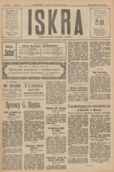 Iskra : dziennik polityczny, społeczny i literacki. R.11, № 213 (16 czerwca 1920)