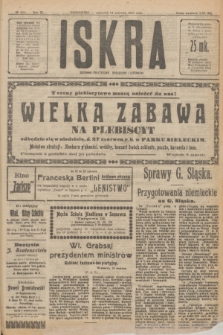 Iskra : dziennik polityczny, społeczny i literacki. R.11, № 220 (24 czerwca 1920)