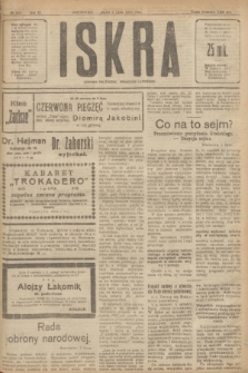 Iskra : dziennik polityczny, społeczny i literacki. R.11, № 226 (2 lipca 1920)