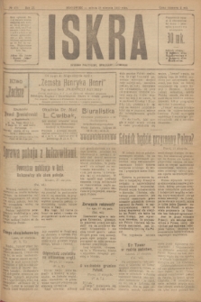 Iskra : dziennik polityczny, społeczny i literacki. R.11, № 276 (28 sierpnia 1920)