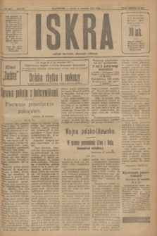 Iskra : dziennik polityczny, społeczny i literacki. R.11, № 298 (24 września 1920)