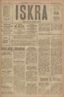 Iskra : dziennik polityczny, społeczny i literacki. R.11, № 302 (29 września 1920)