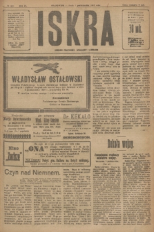 Iskra : dziennik polityczny, społeczny i literacki. R.11, № 308 (6 października 1920)