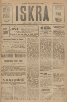 Iskra : dziennik polityczny, społeczny i literacki. R.11, № 310 (8 października 1920)