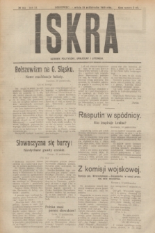 Iskra : dziennik polityczny, społeczny i literacki. R.11, № 322 (23 października 1920)