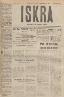 Iskra : dziennik polityczny, społeczny i literacki. R.11, № 323 (24 października 1920)