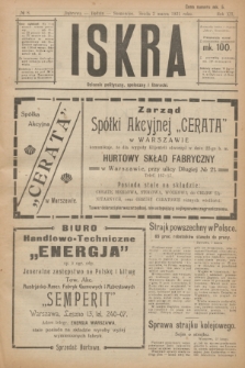 Iskra : dziennik polityczny, społeczny i literacki. R.12, № 8 (2 marca 1921)