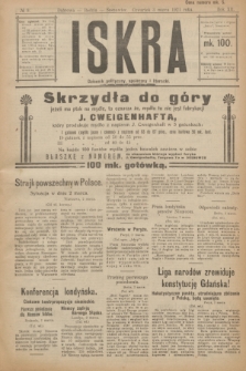 Iskra : dziennik polityczny, społeczny i literacki. R.12, № 9 (3 marca 1921)