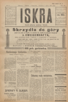 Iskra : dziennik polityczny, społeczny i literacki. R.12, № 12 (6 marca 1921)