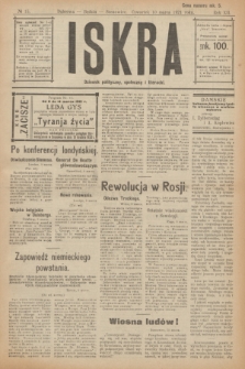 Iskra : dziennik polityczny, społeczny i literacki. R.12, № 15 (10 marca 1921)