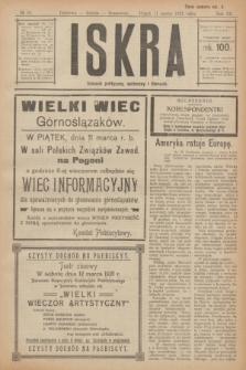 Iskra : dziennik polityczny, społeczny i literacki. R.12, № 16 (11 marca 1921)