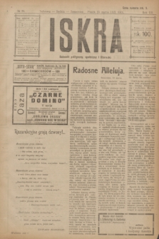 Iskra : dziennik polityczny, społeczny i literacki. R.12, № 29 (25 marca 1921)