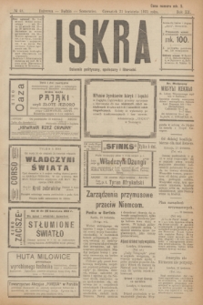 Iskra : dziennik polityczny, społeczny i literacki. R.12, № 48 (21 kwietnia 1921)