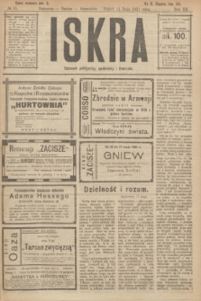 Iskra : dziennik polityczny, społeczny i literacki. R.12, № 65 (13 maja 1921)