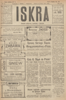 Iskra : dziennik polityczny, społeczny i literacki. R.12, № 66 (14 maja 1921)