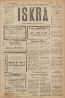 Iskra : dziennik polityczny, społeczny i literacki. R.12, № 71 (20 maja 1921)