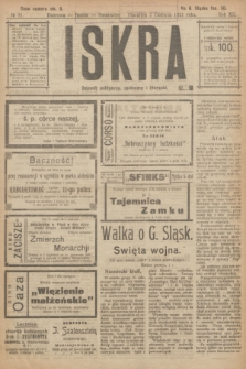 Iskra : dziennik polityczny, społeczny i literacki. R.12, № 81 (2 czerwca 1921)