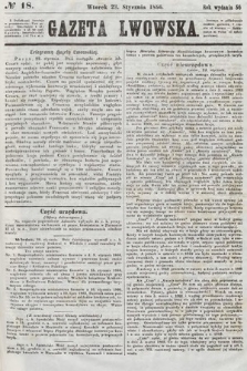 Gazeta Lwowska. 1866, nr 18