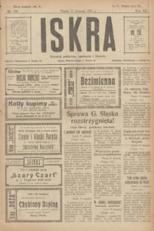 Iskra : dziennik polityczny, społeczny i literacki. R.12, nr 139 (12 sierpnia 1921)