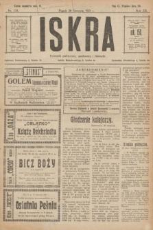 Iskra : dziennik polityczny, społeczny i literacki. R.12, nr 150 (26 sierpnia 1921)
