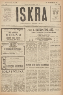 Iskra : dziennik polityczny, społeczny i literacki. R.12, nr 159 (6 września 1921)