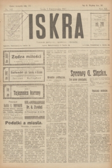 Iskra : dziennik polityczny, społeczny i literacki. R.12, nr 183 (5 października 1921)