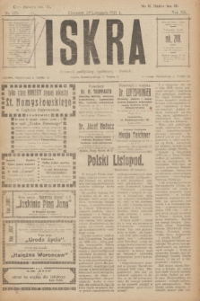 Iskra : dziennik polityczny, społeczny i literacki. R.12, nr 225 (24 listopada 1921)
