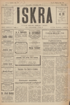 Iskra : dziennik polityczny, społeczny i literacki. R.12, nr 231 (1 grudnia 1921)