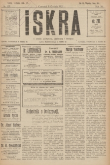Iskra : dziennik polityczny, społeczny i literacki. R.12, nr 237 (8 grudnia 1921)