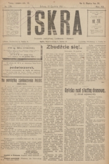 Iskra : dziennik polityczny, społeczny i literacki. R.12, nr 238 (10 grudnia 1921)